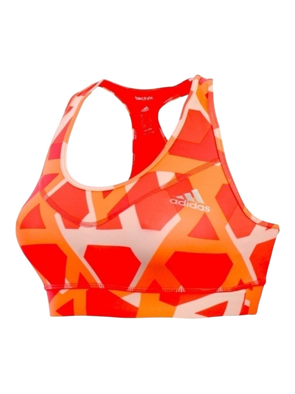 ADIDAS Tech-fit Triover Sport Bra Top Women’s Size Medium